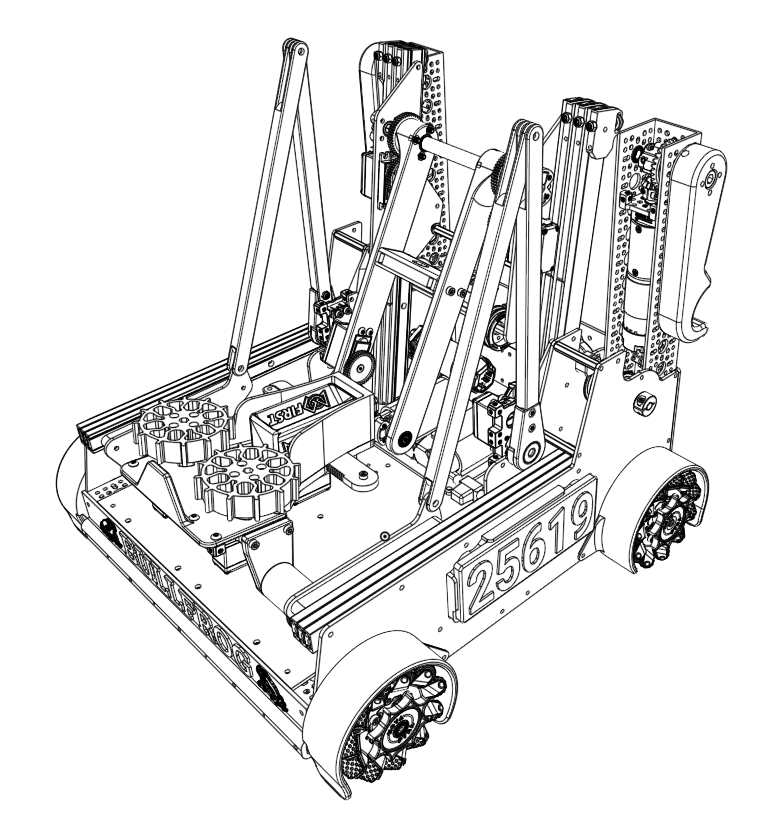 2024-2025 INTO THE DEEP robot 'Bullfrog' CAD without color