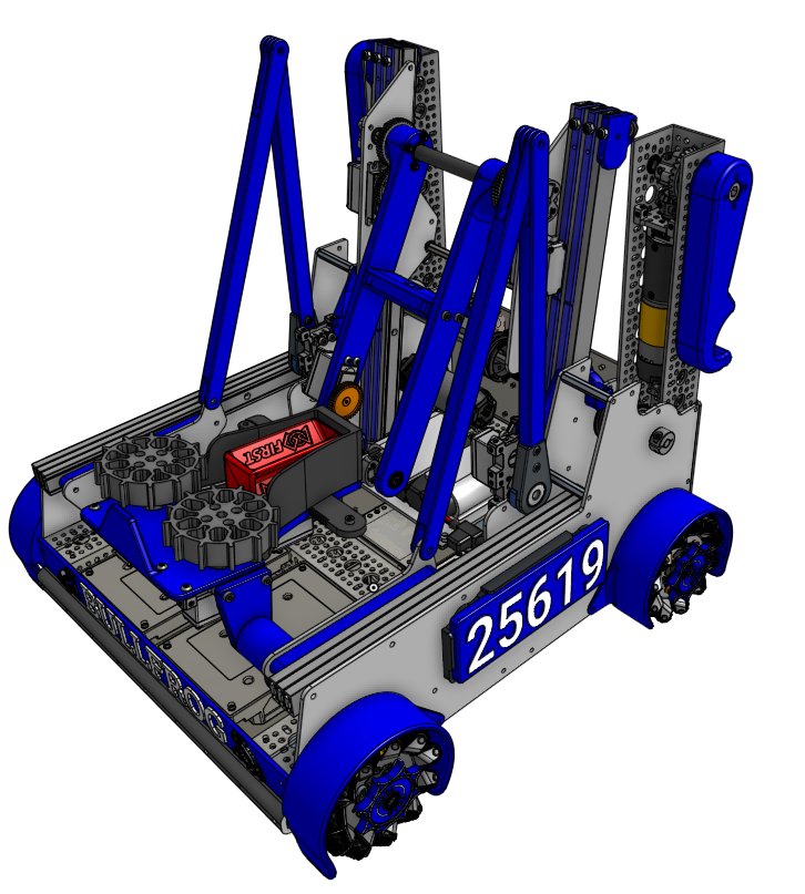 CAD of 2024-2025 INTO THE DEEP robot 'Bullfrog'